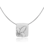 Lily King Platinum Pendant