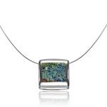 Van Gogh Platinum Quadrant Pendant