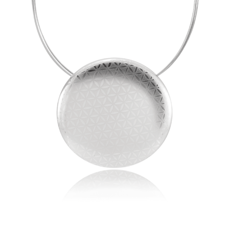 Minimal Platinum Large Pendant