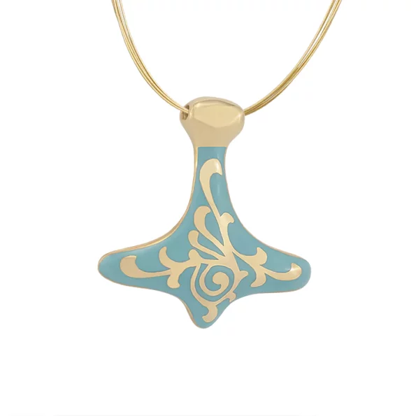 Art Nouveau Riga Mint-Green Pendant