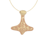 Art Nouveau Riga Powder Pendant